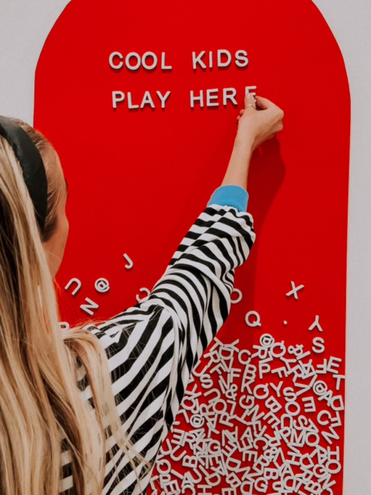 magnetic board for kids DIY